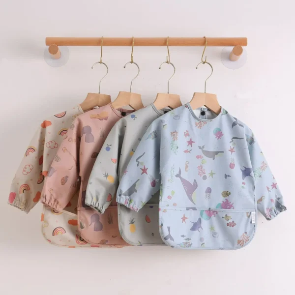 Bavoir à Manches Imperméable Bébé